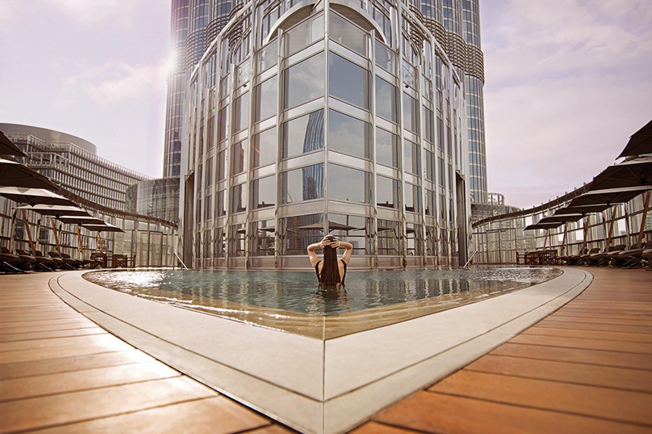 Armani Hotel Dubai, Burj Khalifa Esterno foto The Fountain