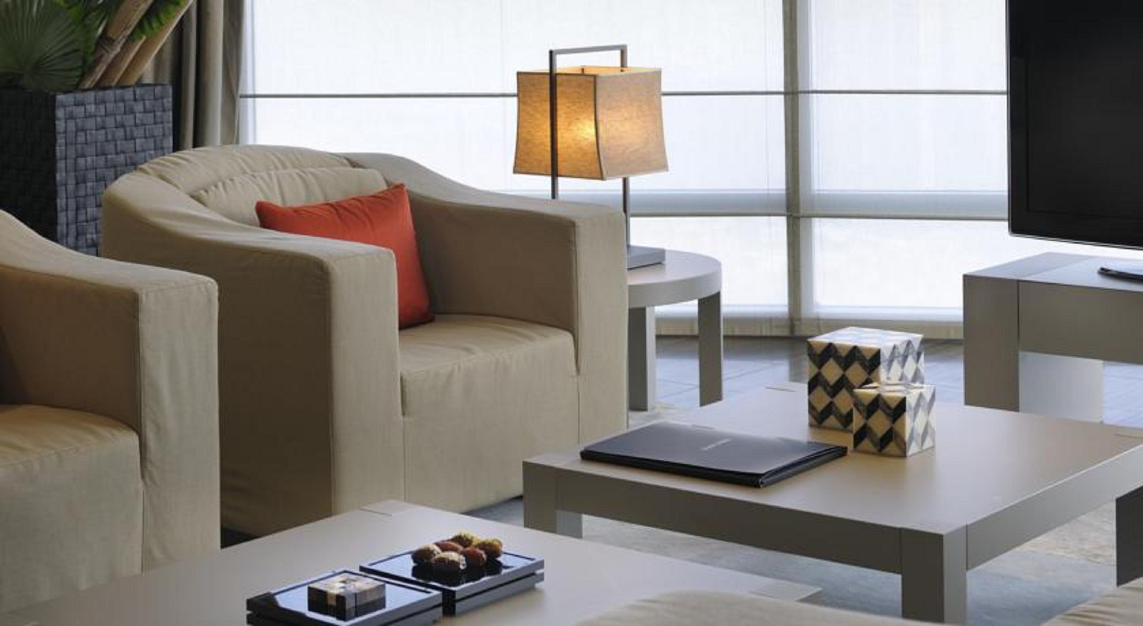 Armani Hotel Dubai, Burj Khalifa Esterno foto A living room
