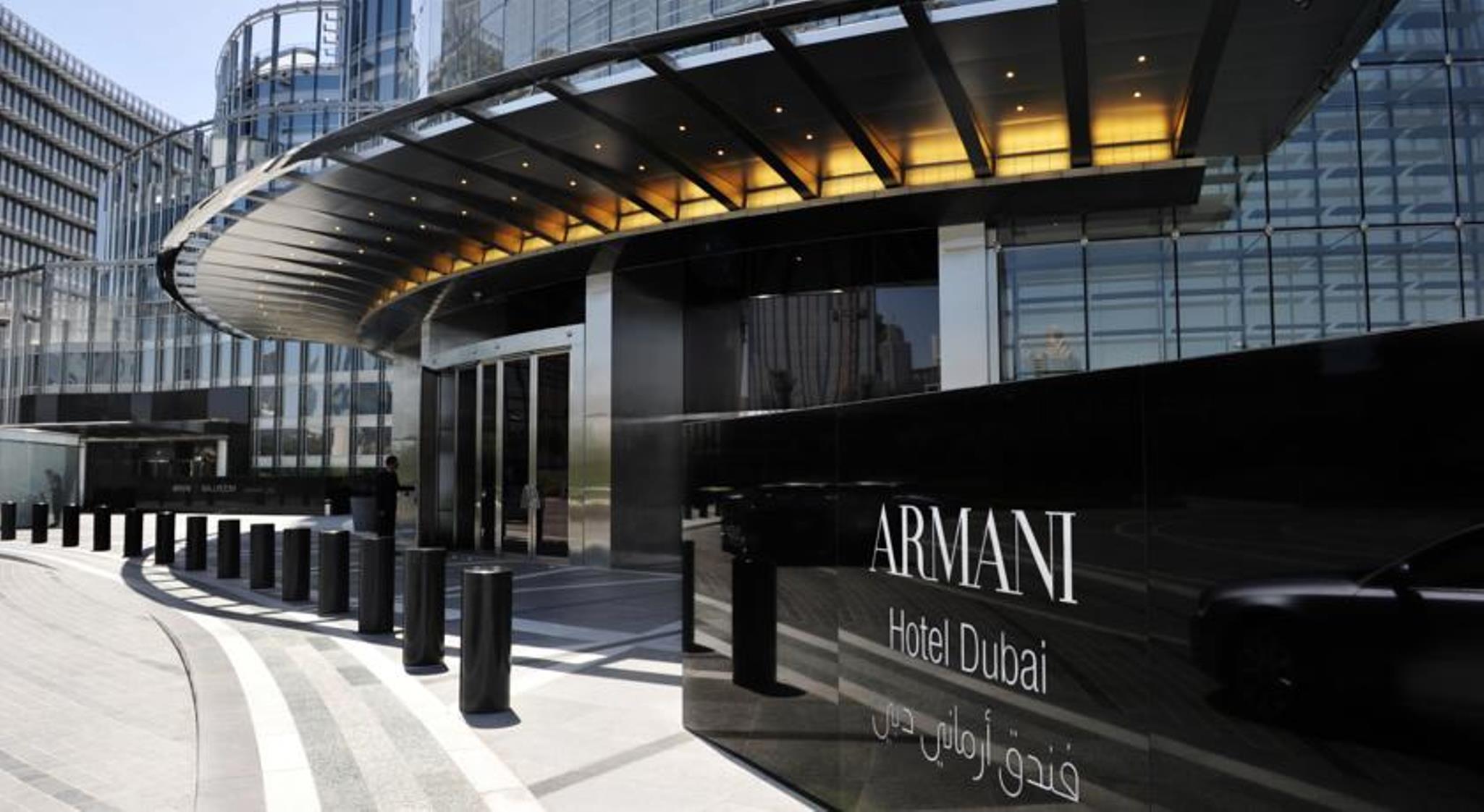 Armani Hotel Dubai, Burj Khalifa Esterno foto Entrance