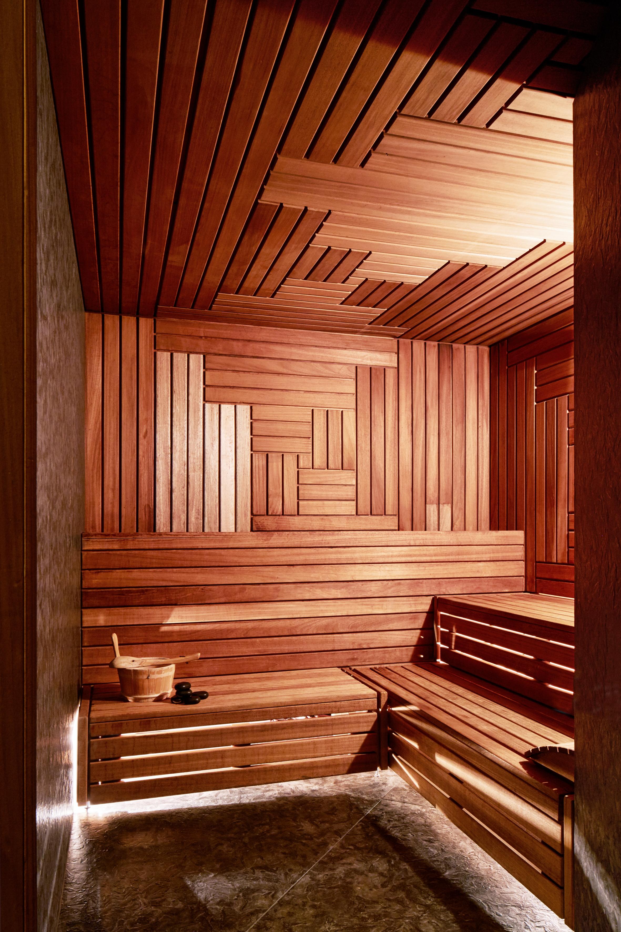Armani Hotel Dubai, Burj Khalifa Esterno foto A Finnish sauna