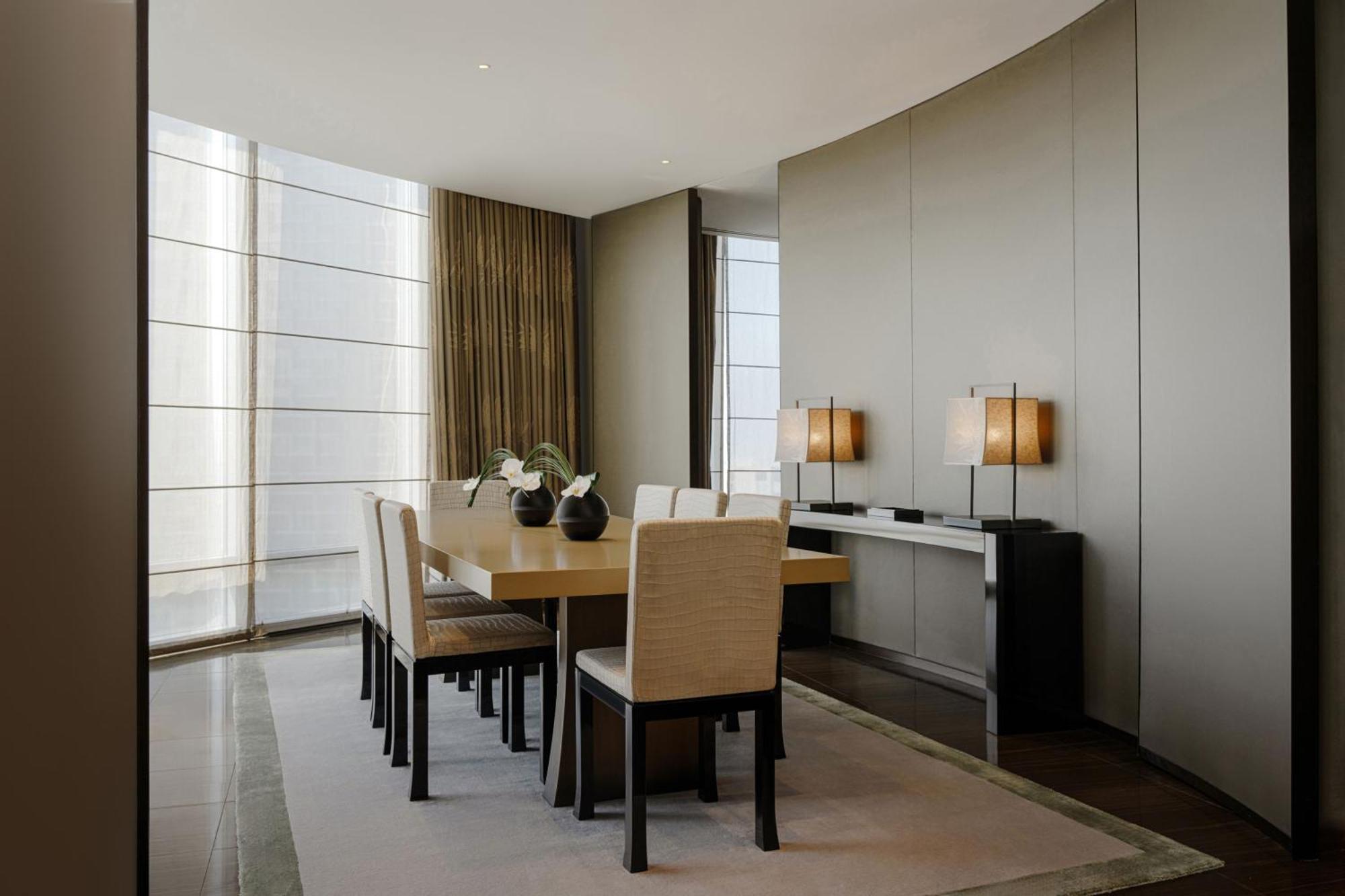 Armani Hotel Dubai, Burj Khalifa Esterno foto A dining room