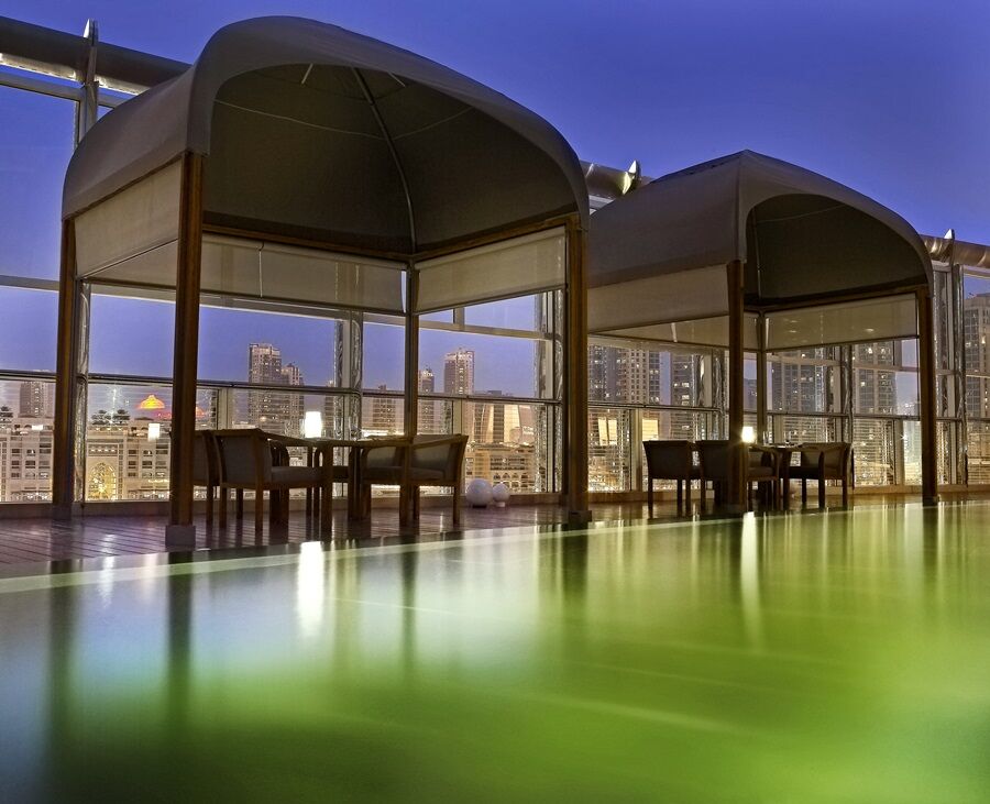 Armani Hotel Dubai, Burj Khalifa Esterno foto The Sky Bar