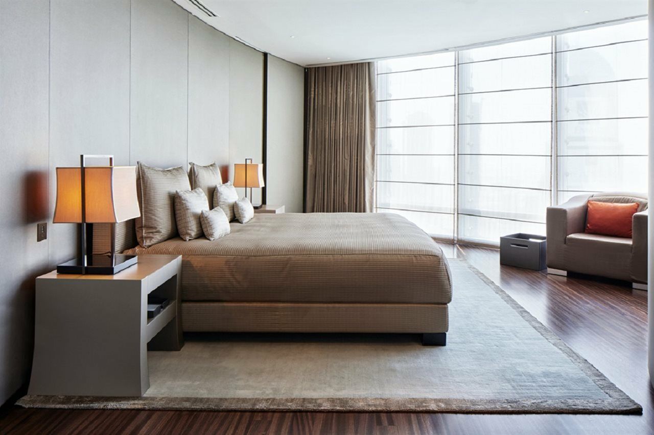 Armani Hotel Dubai, Burj Khalifa Esterno foto A bedroom at Armani/Casa